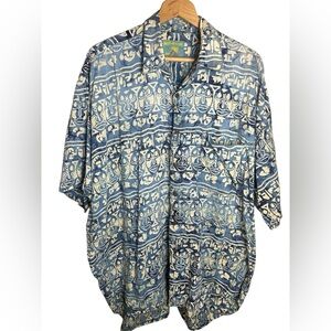 Mutiara Art Hawaiian Men’s Short Sleeve Shirt Size XL